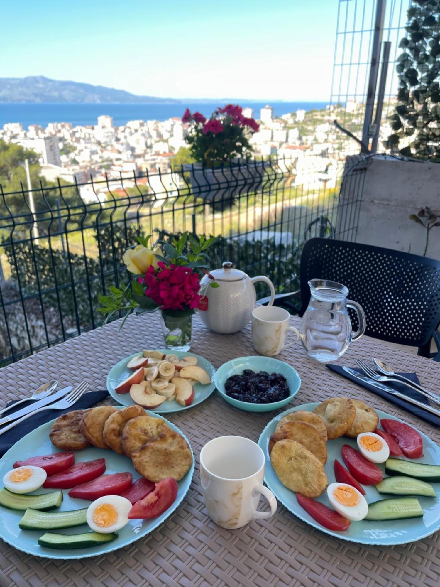 Villa Marsal Sarande Bagian luar foto